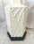 1960s White Ceramic Hexagonal Bamboo Relief Table Lamp For Sale - Image 4 of 9