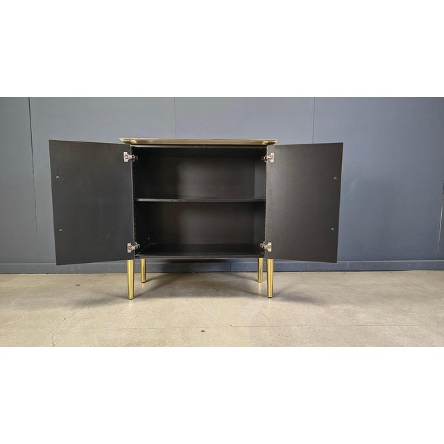 Postmodern Bar Cabinet attributed to Belgochrom, 1980s For Sale - Image 4 of 17