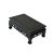 2000 - 2009 9" Brown Feather Pattern Rectangular Wood Display Stand Riser Easel For Sale - Image 5 of 7