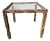 Vintage Carved Faux Bois Mid Century Side Table Hollywood Regency Carved Wood For Sale