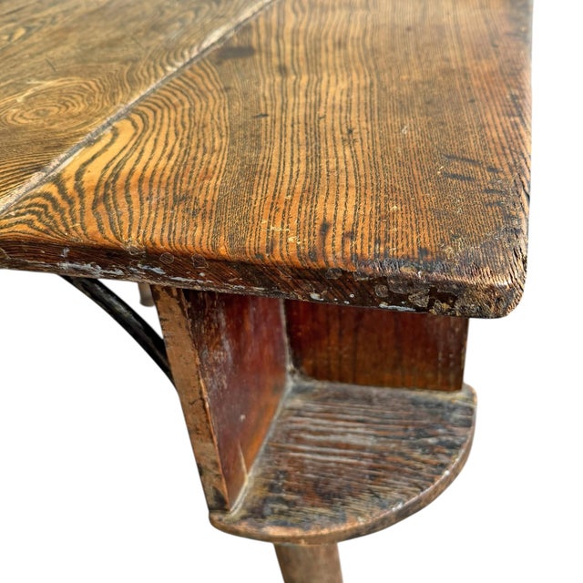 19th Century American Tavern Poker Table For Sale - Image 10 of 13
