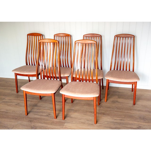 Vintage Danish Teak Dining Chairs by Preben Schou Andersen, 1970s, Set of 6 For Sale - Image 10 of 18