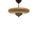 Swedish Grace Brass and Glass Ceiling Lamp by Harald Notini for Böhlmarks, 1929 For Sale - Image 12 of 12