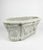2000 - 2009 Pair of Vintage Hollywood Regency Cast Stone Garden Planters in Pistachio & White Wash For Sale - Image 5 of 12