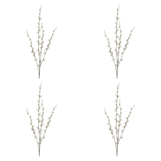 Kenneth Ludwig Chicago Blossom Twig Branch (Set of 4) For Sale - Image 4 of 4