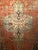 Mid 19th Century Persian Farahan Rug, Hand-Knotted Wool, Floral Medallion Pattern, Red & Blue, 8x12 For Sale - Image 12 of 18