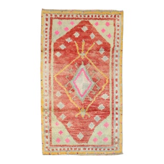 Mid 20th Century Turkish Tulu Scatter Size Rug For Sale