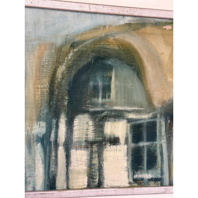 Sven A, Thatched Roof House, 1950s, Oil Painting on Canvas, Framed For Sale - Image 12 of 15