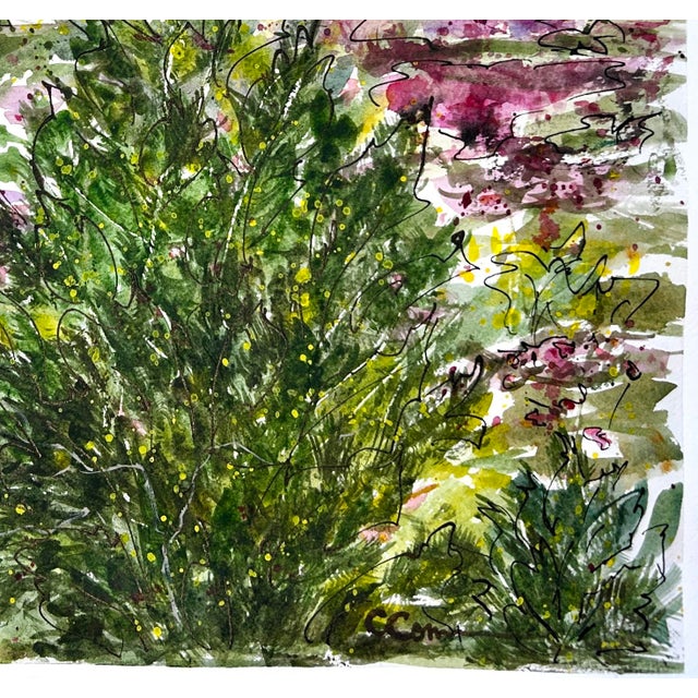 Giclee Print of This Watercolor Painting “Creosote After the Rain” For Sale - Image 6 of 6