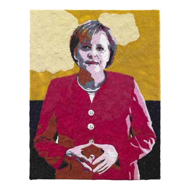 Maurizio Savini, Merkel, Mixed Media, 2014 For Sale