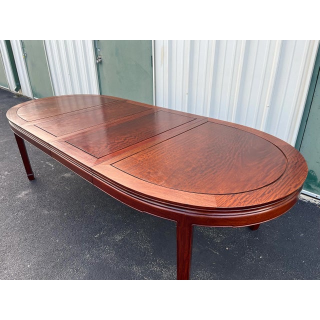 Asian Style Solid Rosewood Extension Dining Table For Sale - Image 10 of 12