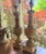 Pair 19th c. French Terracotta Baluster Lamps from Marston Luce A gorgeous and stately pair of French terracotta baluster...