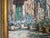 Vintage Italian Riviera Oil Painting, Mediterranean Seascape, Gold Frame, 36x48 For Sale - Image 10 of 11