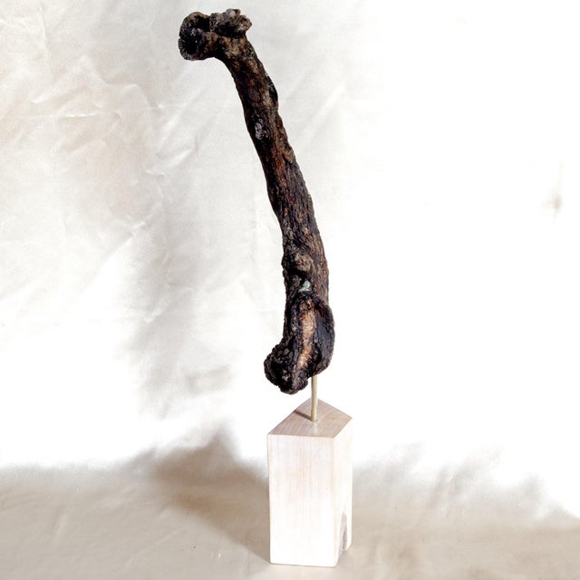 Wood Wabisabi Organic Modern Wood Sculpture For Sale - Image 7 of 9