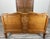 Vintage French Louis XVI Style Oak Single Bed Frame with Carved Headboard For Sale - Image 3 of 10