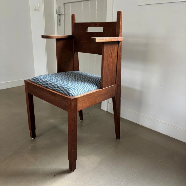 Vintage Dutch Art Deco Armchair, 1930s For Sale - Image 9 of 9