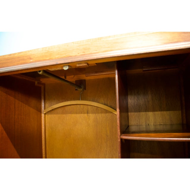 Art Deco Compact Wardrobe in Walnut, 1930s For Sale - Image 6 of 12