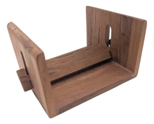 1970's Kalmar Teak Wood Cocktail Napkin Holder