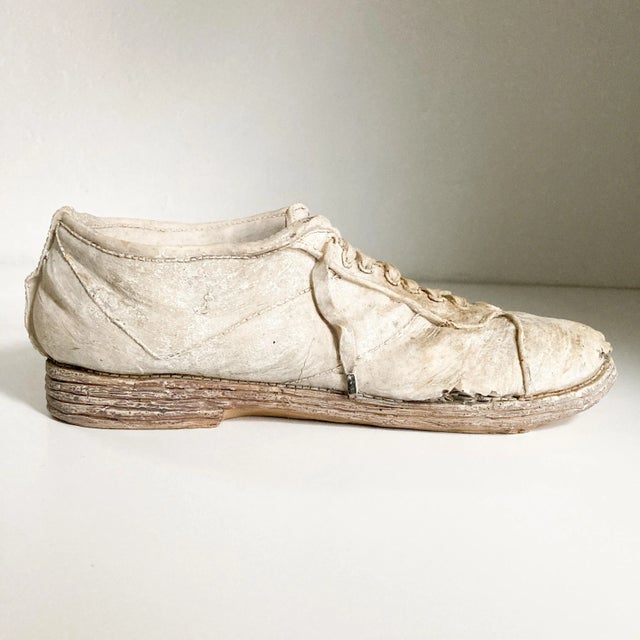 Contemporary Marilyn Levine Ceramic Shoe Sculpture, 1970 Ceramic Art Shoe Sculpture For Sale - Image 3 of 10