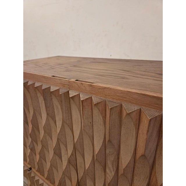 Brutalist Oak Bar from De Coene, 1975 For Sale - Image 6 of 17