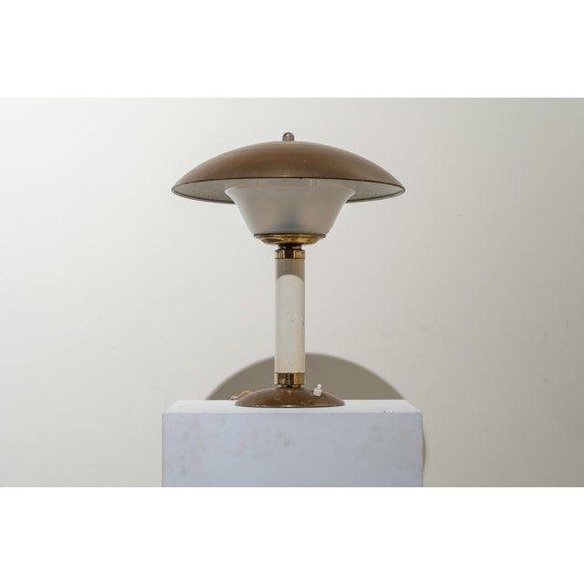 Cream Jumo350 Grand Lux Dessert Lamp from Jumo, France, 1940 For Sale - Image 8 of 8