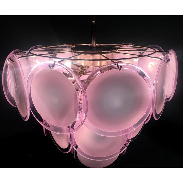 Murano Glass Chandelier by Vistosi For Sale - Image 4 of 16