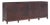 Barbara Barry for Baker Mahogany Fluted Sideboard Credenza For Sale