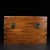 Vintage Huanghuali Wood Carved Treasure Box – Lattice & Floral Motif For Sale - Image 9 of 9