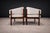 Off-white Pair of “Senior” Armchairs in Rosewood, Jorge Zalszupin, 1960s For Sale - Image 8 of 16