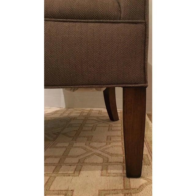 Kravet Transitional Chocolate Brown Tarragona Lounge Chair For Sale In Atlanta - Image 6 of 7