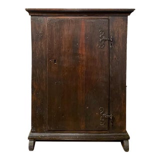 18th Century Rustic Dutch Colonial Armoire ~ Cabinet For Sale