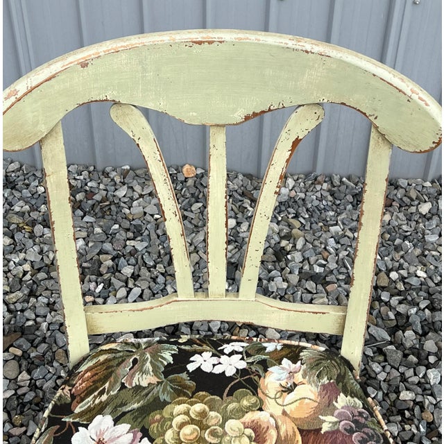 Italian Made Rustic European Farmhouse Dining Chairs Set of 4 Chairish