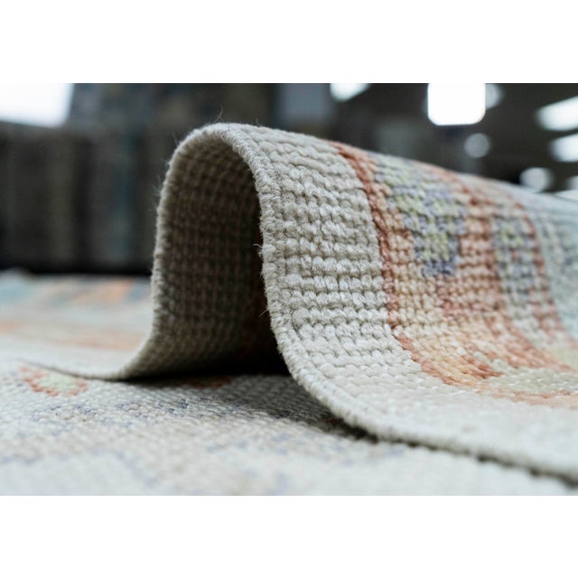 Textile Turkish Oushak Rug 9'3" x 12'4" #20432 For Sale - Image 7 of 8