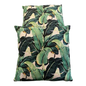 Pair of Banana Leaf Pillows