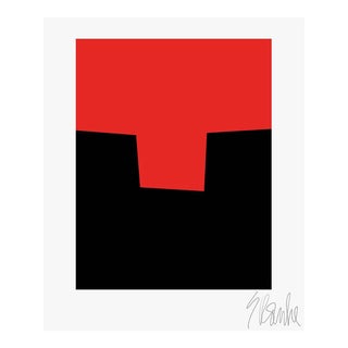 Red Joins Black Fine Art Print 25"x 30" by Liz Roache For Sale