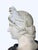 White Late 20th Century Monumental Apollo Belvedere Marble Bust on Veined Carrara Marble Pedestal For Sale - Image 8 of 12