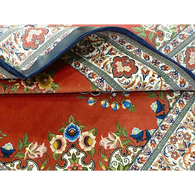 Vintage Ghom Rug, 1970s For Sale - Image 6 of 10