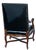 Vintage French Black Patent Leather Chair For Sale In Los Angeles - Image 6 of 7