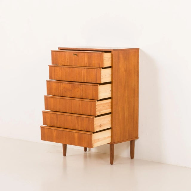 Mid-Century Modern Mid-Century Danish Teak Chest of Drawers, 1960s For Sale - Image 3 of 13