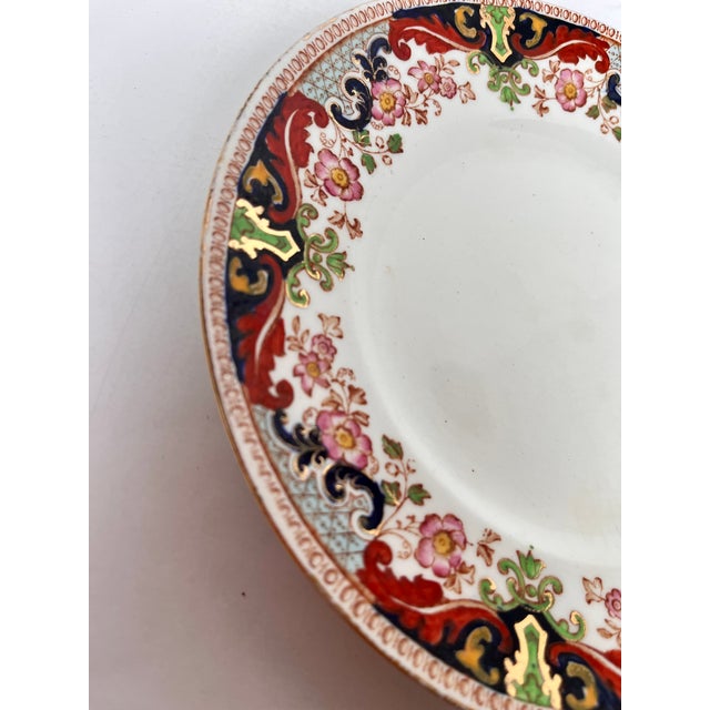Early 1900s John Maddock & Sons Climax Dessert/Salad Plates - Set of 4 For Sale - Image 9 of 9