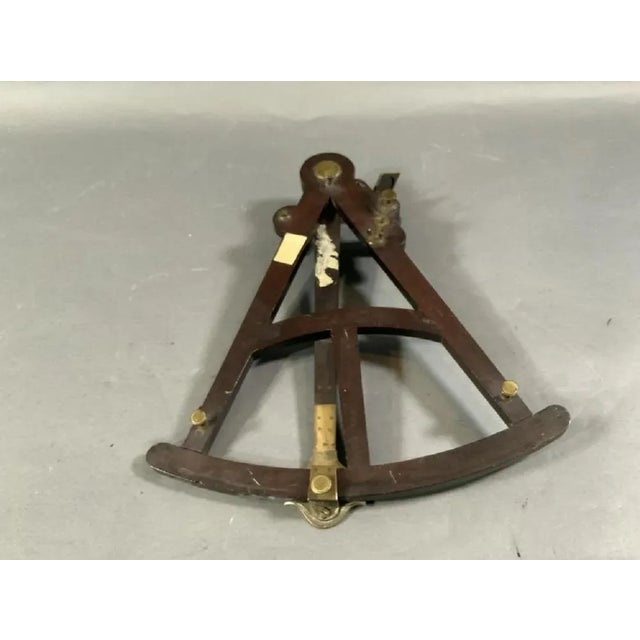 Rosewood Ship's Navigators Octant For Sale In Boston - Image 6 of 8