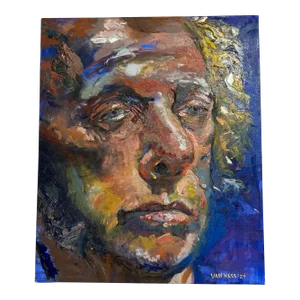 Portrait of a Man, Original Oil Paintings, by Van Ness