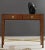 Traditional Modern History Small Modernist Console Table - Burl For Sale - Image 3 of 3