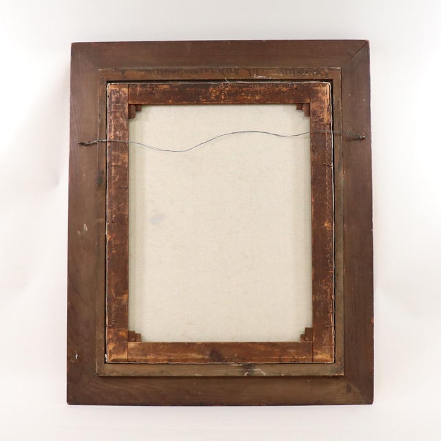 Mid-19th-Century French School Genre Painting, "Feeding the Bird" Evoking the Tradition of Greuze For Sale - Image 9 of 18