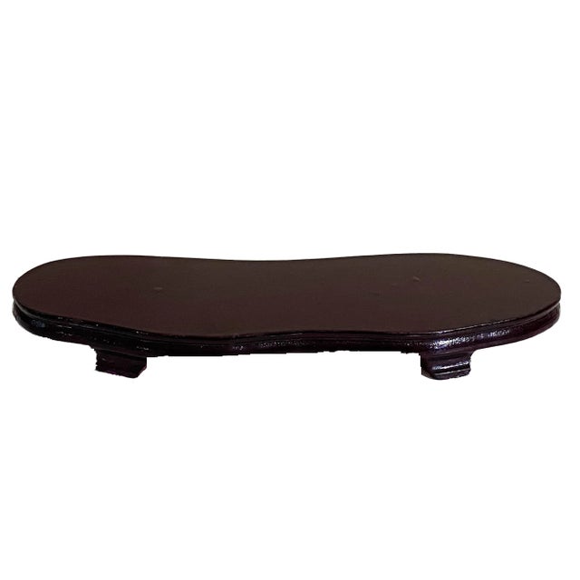 Chinoiserie Chinoiserie Shaped Wood Stand For Sale - Image 3 of 8