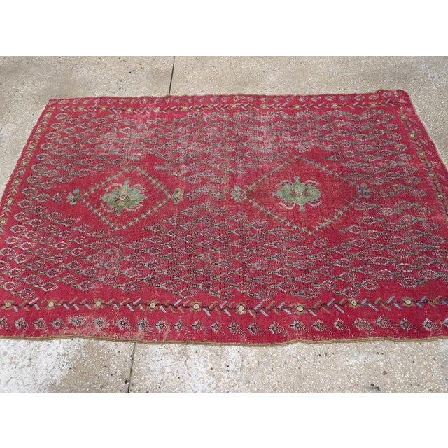 1900 - 1909 Galerie Shabab Collection Early 20th Century Turkish Ghourdes Rug For Sale - Image 5 of 9