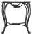 Rose Tarlow Style Twig Iron Faux Bois Garden Drinks Table For Sale