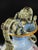 Vintage Italian Hand-Painted Majolica Mythological Vases, 1800s, Set of 2 For Sale - Image 9 of 18