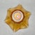 Glass Antique Imperial Glass “Optic Flute” Marigold Carnival Glass Ruffled Bowl For Sale - Image 7 of 7