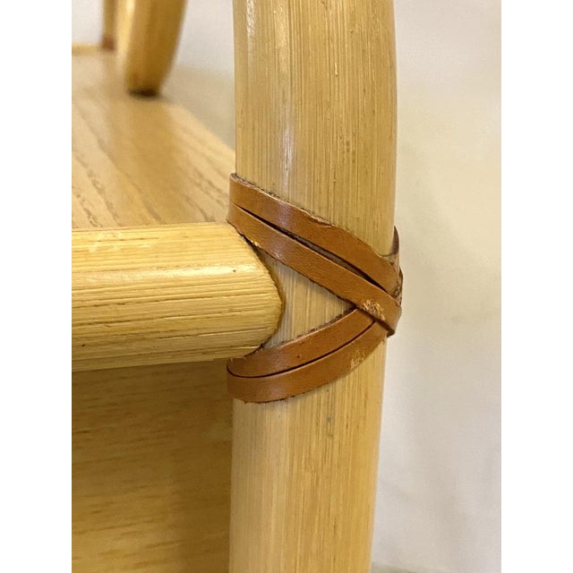 Bamboo Bedside Tables by Gervasoni, 1980s, Set of 2 For Sale - Image 14 of 16